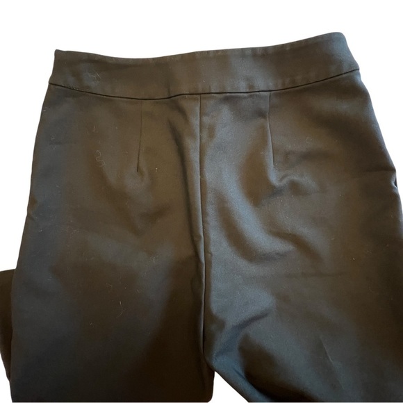 Magaschoni Pants Cropped Black Women's Size 4 Stretch Side Zip - Picture 3 of 11
